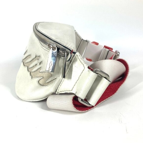 Christian Louboutin Mary Jane logo Mesh Bag Belt Bag Cross Shoulder Bag body bag - Picture 9 of 14